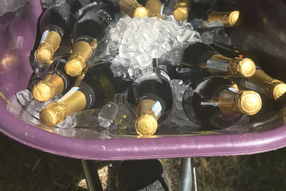 Prosecco on ice