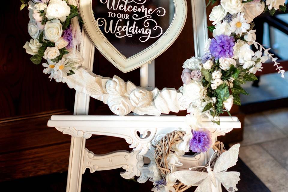 Wedding Welcome Mirror