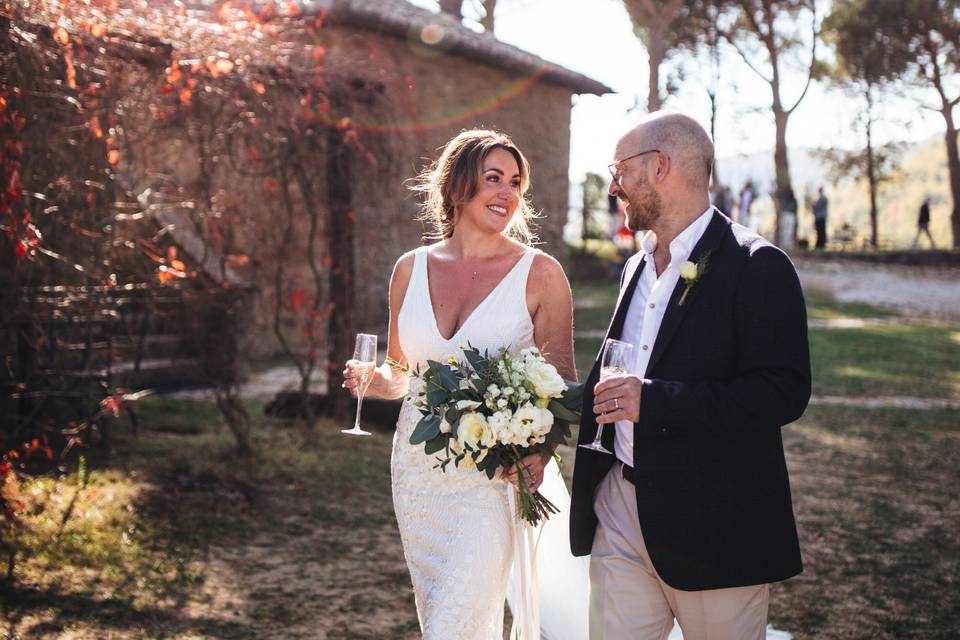 Just married in Italy