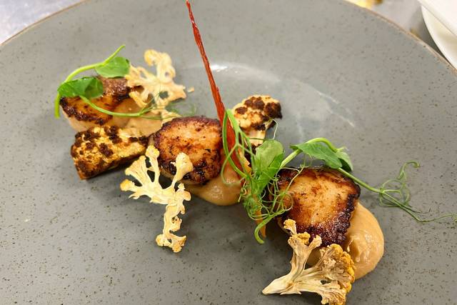 Scallops & Cauli Textures