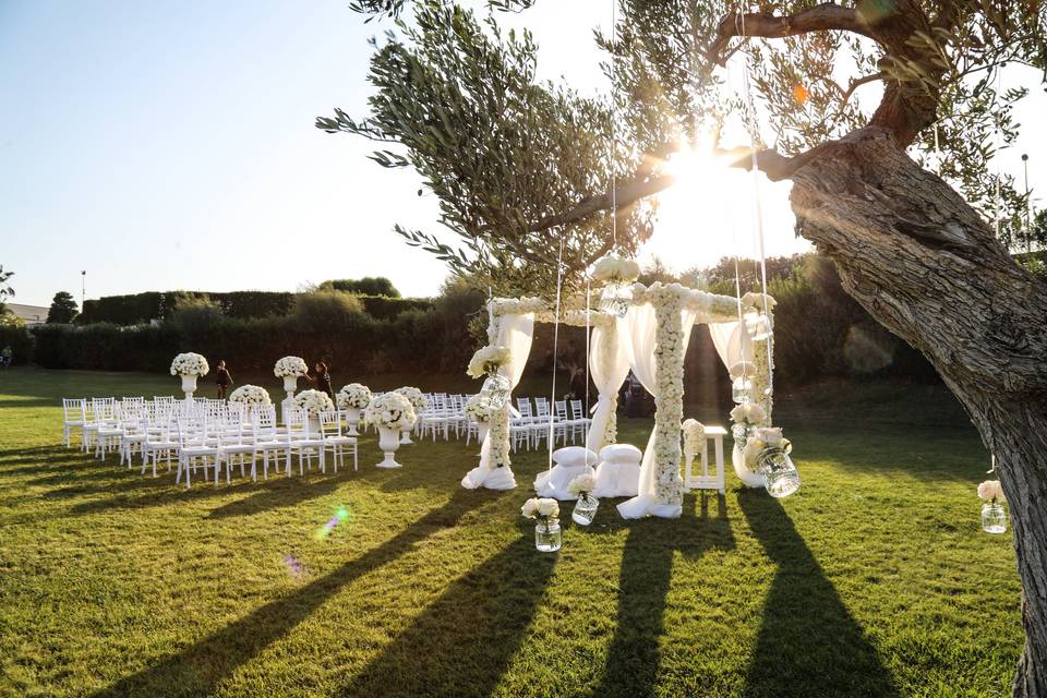 Ceremony in the garden