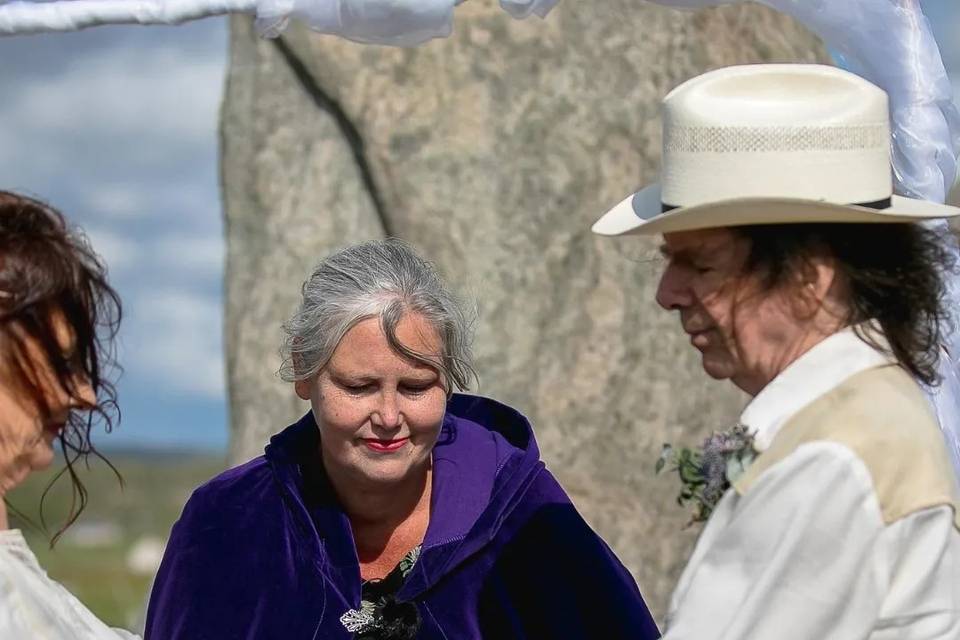 Pam and Doug's handfasting