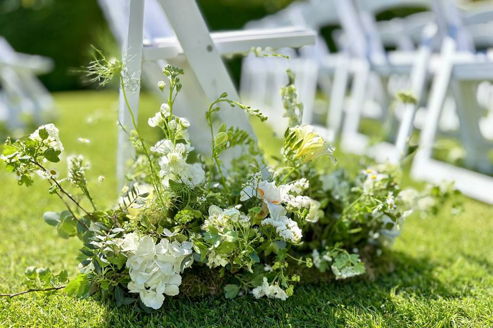 Aisle flowers