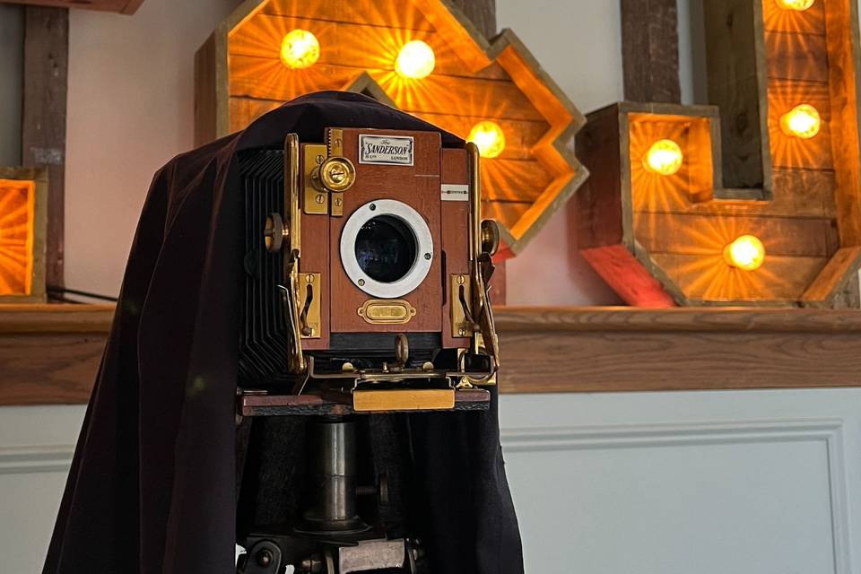 Vintage photo booth