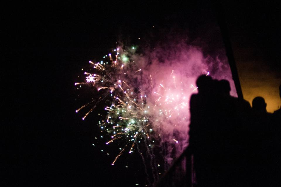 Coastal fireworks