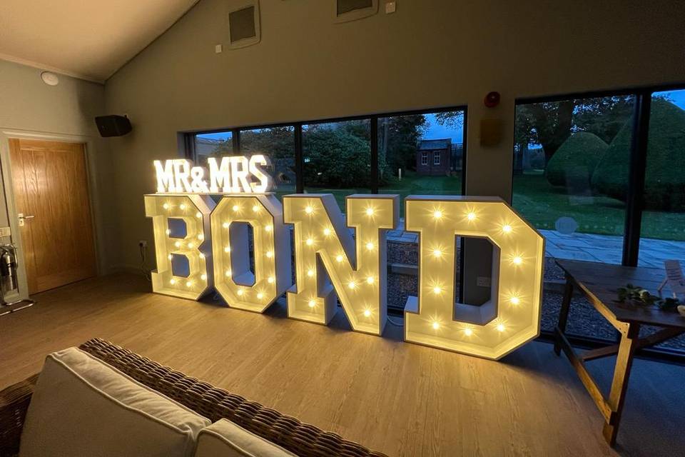 Led surname and topper