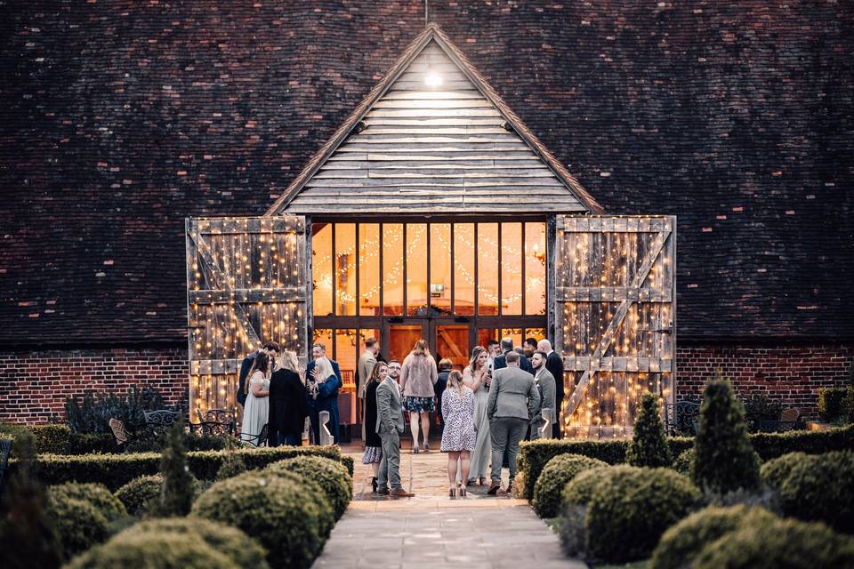 Tithe Barn evening