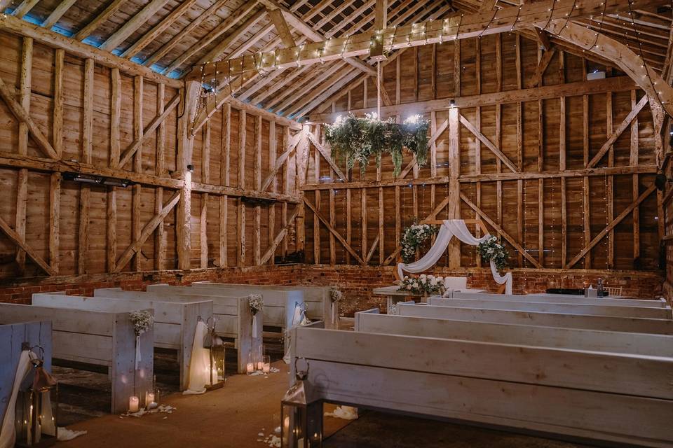 Ceremony Style at Milling Barn