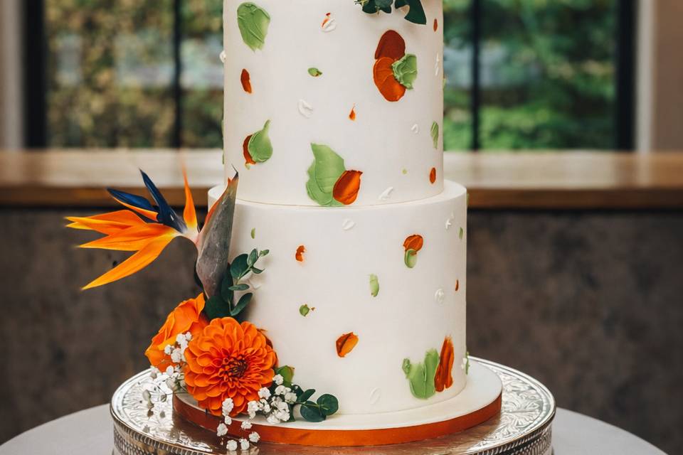 Pear Tree Floral Cake