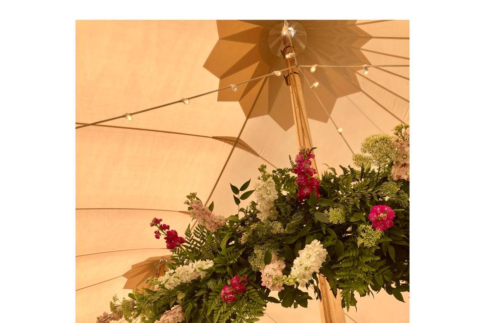 Flower Hoop Marquee