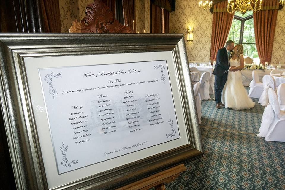Hand-drawn Order of Service