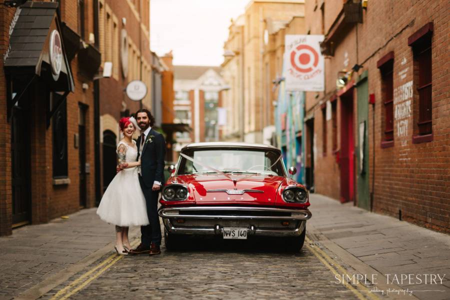 Retro Classic car hire NI