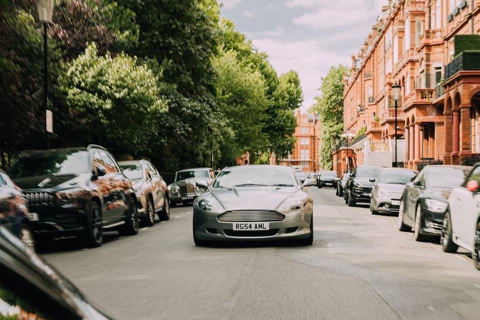 Aston DB9 In London