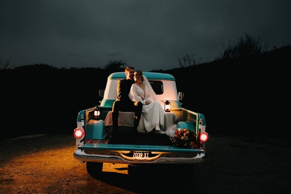 Alternative wedding car hire