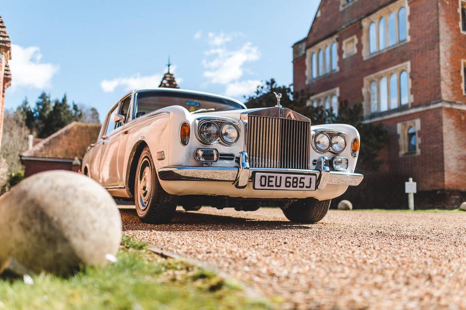 Vintage-style Rolls Royce