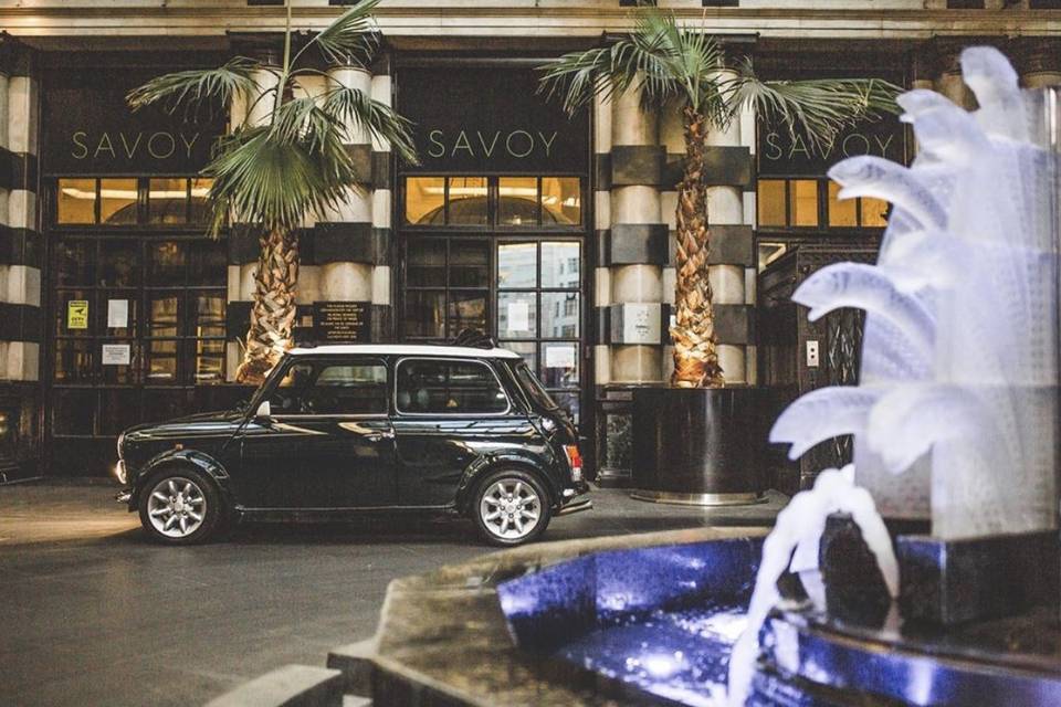 Mini Cooper at The Savoy