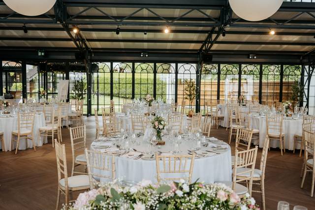Thatched gazebo for outdoor ceremonies
