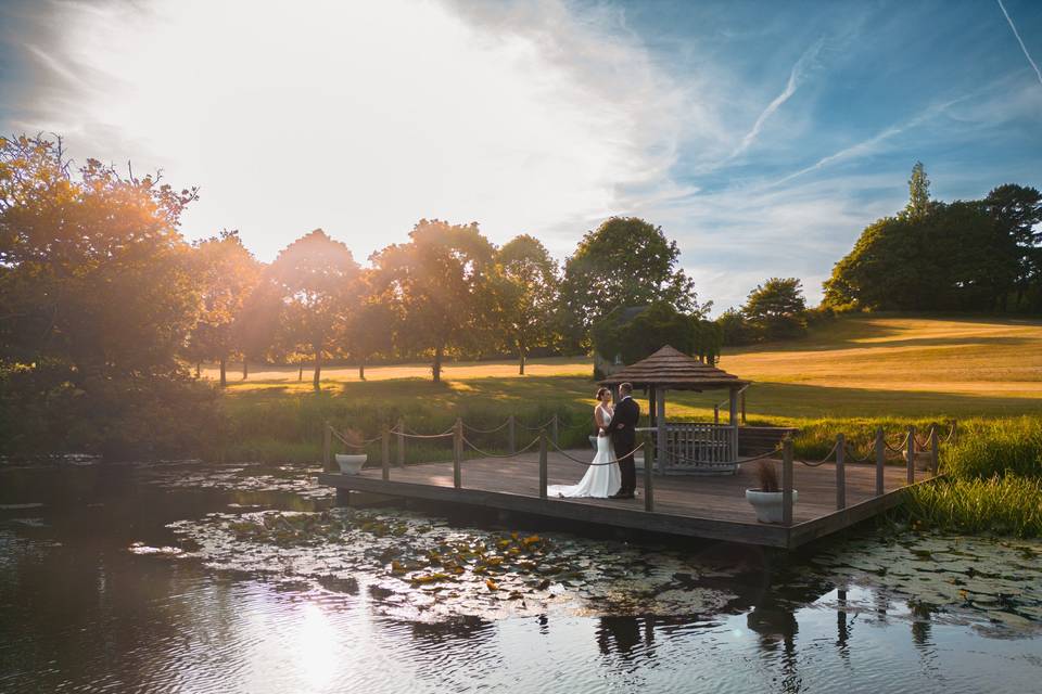 Drone Lake Delamere manor