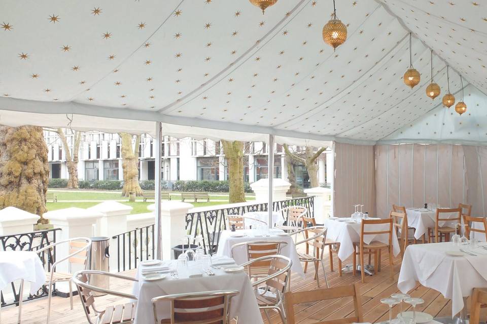 Marquee dining