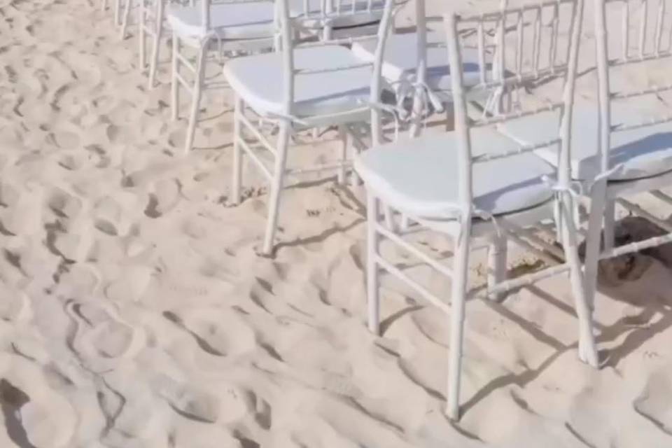 Beachfront ceremony