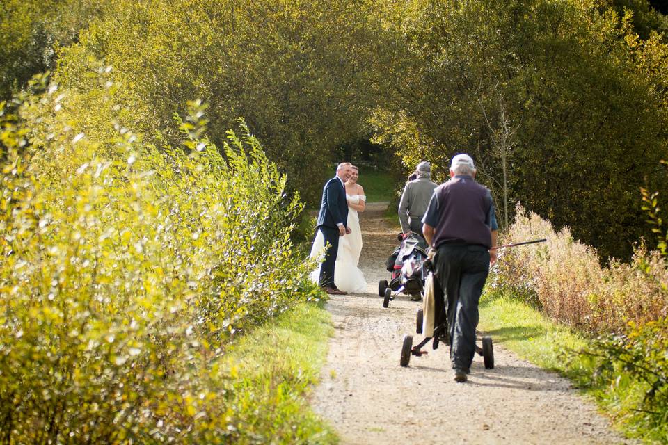 A stroll in the gardens