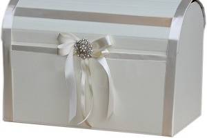 Ivory Elegant wedding post box