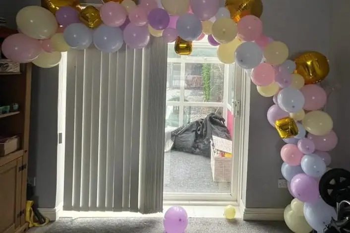 Pink Balloon Arch kit, in Holyhead, Isle of Anglesey