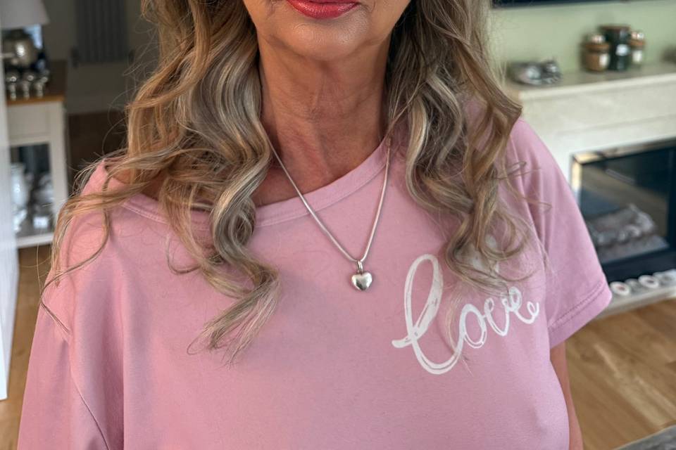 Glam makeup
