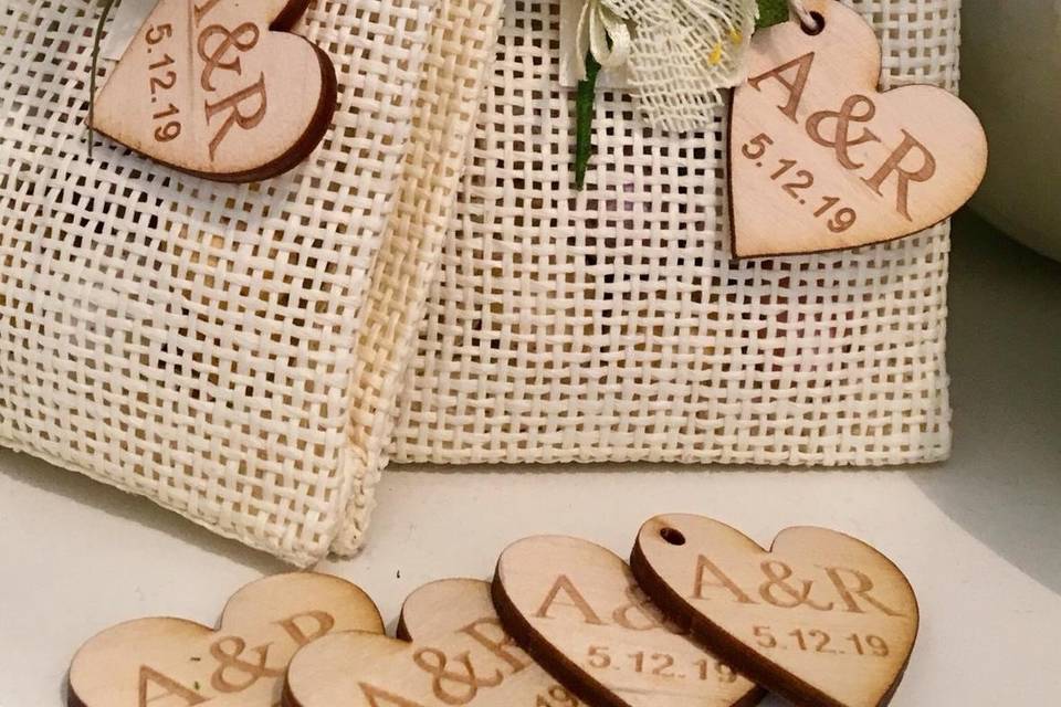 Personalised Wooden Hearts