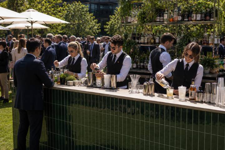Corporate summer garden party