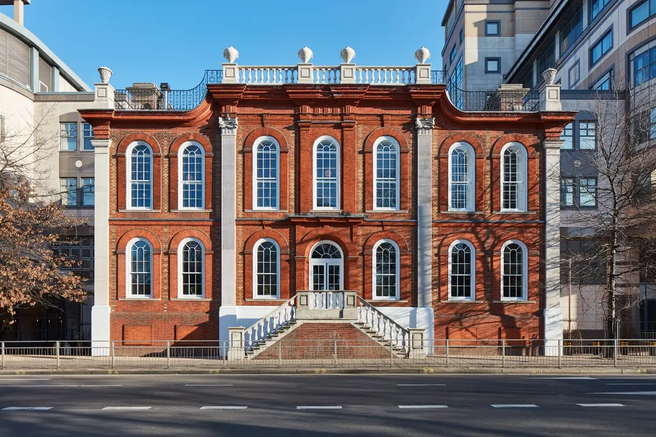 Exterior of Kindred wedding venue in West London 