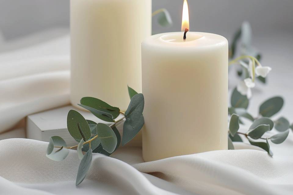 Medium pillar candle