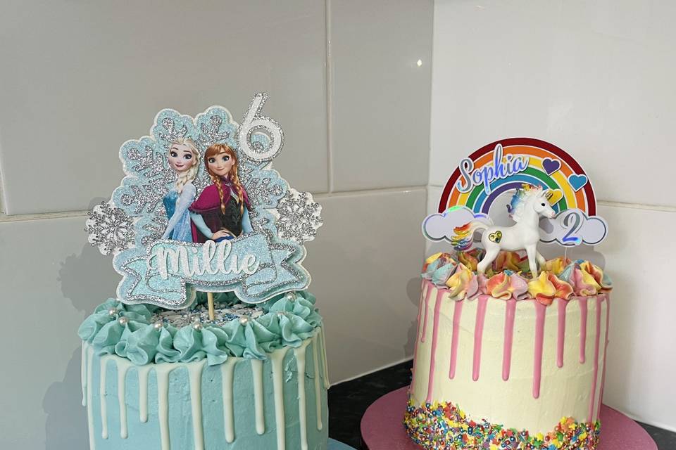 Birthday cake examples