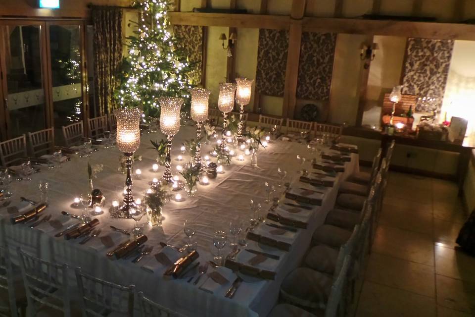 Festive intimate wedding