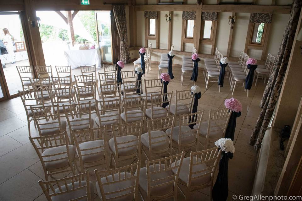 Ceremony Area Inside