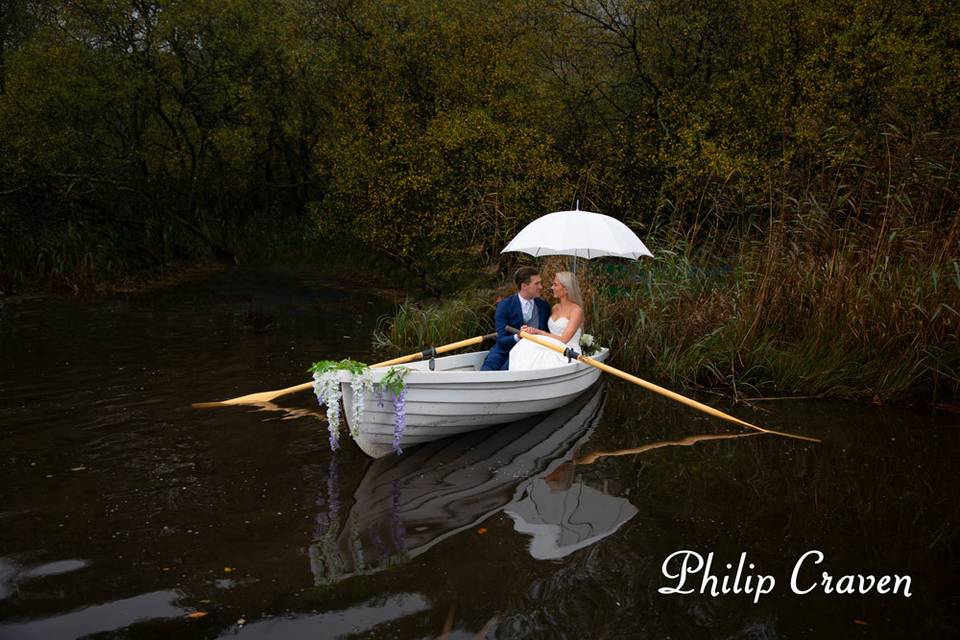 Bride and Groom, Veil Shot