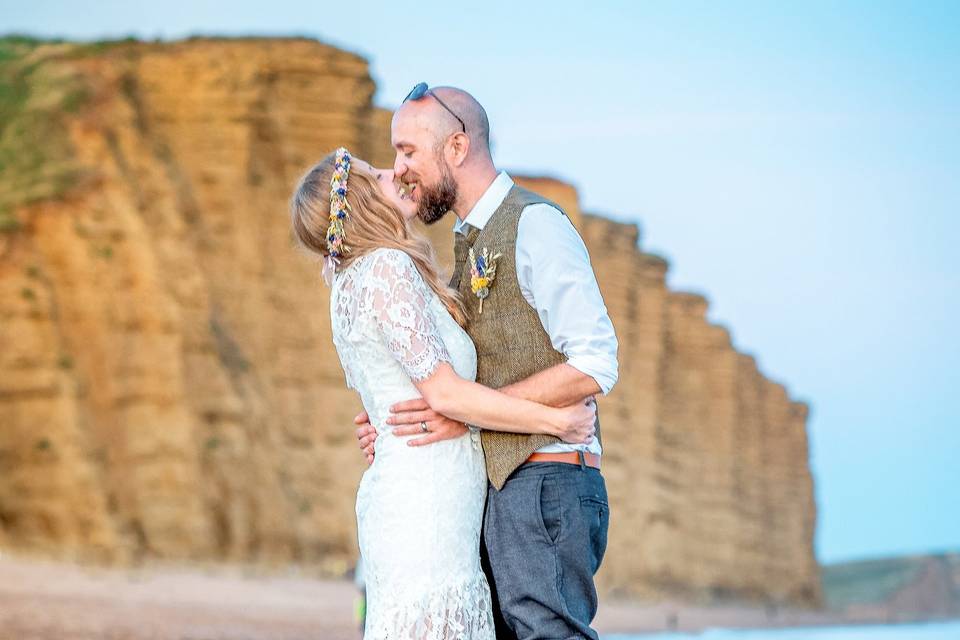 Bride and Groom paddle