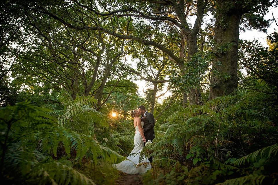 Bride & Groom Forest