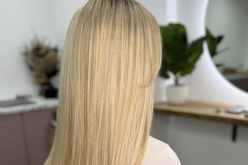 Long blonde