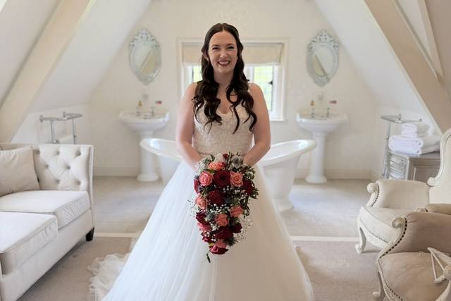 Bride first look