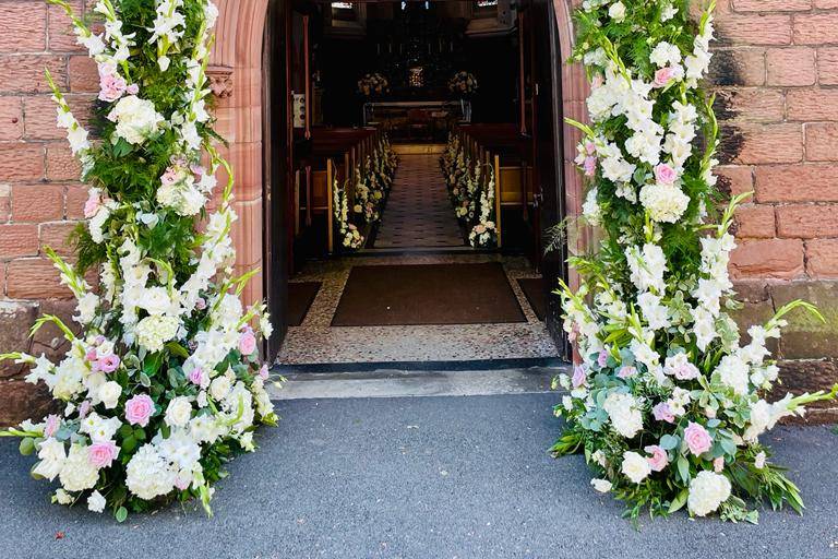 Church flower arch