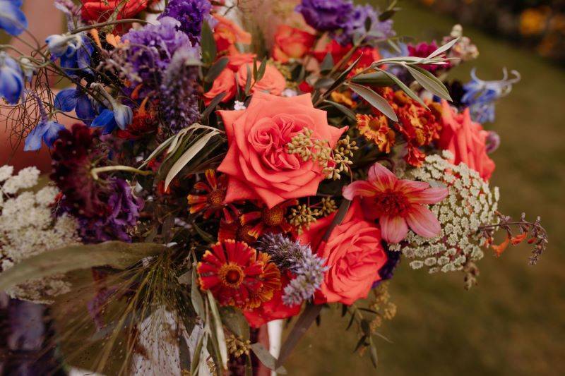 Autumn textural bouquet