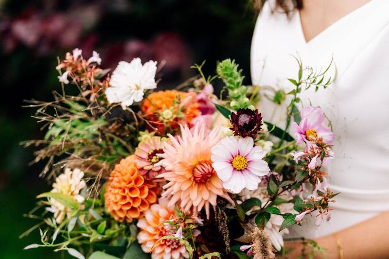 Autumnal sussex bouquet