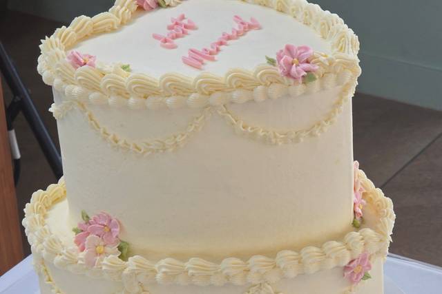 Vintage heart 2 tier