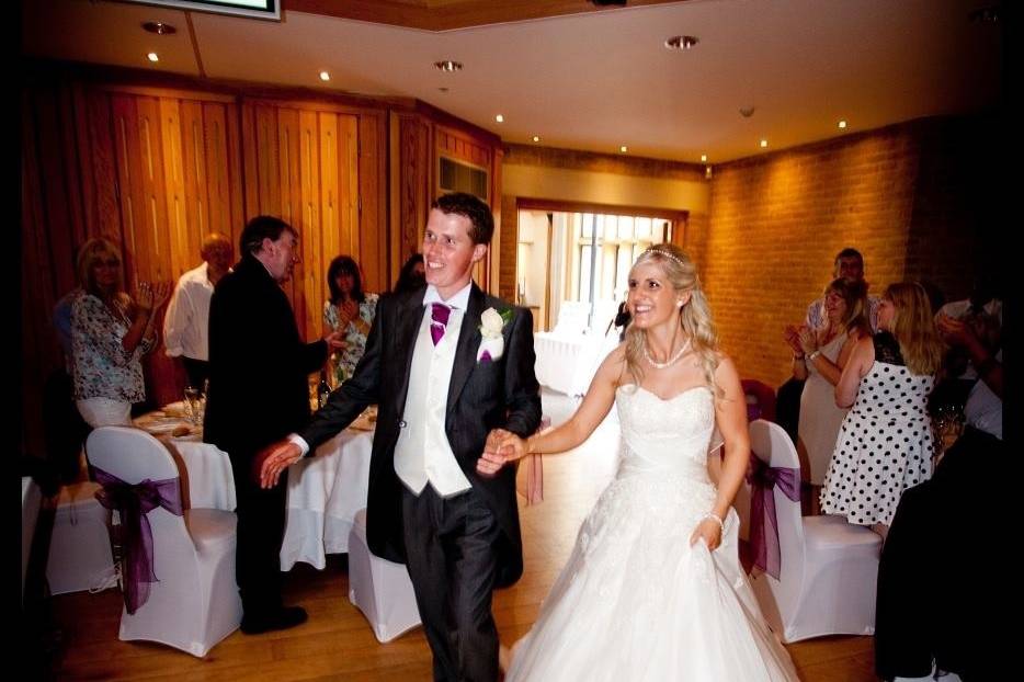 Bride and Groom Entrance