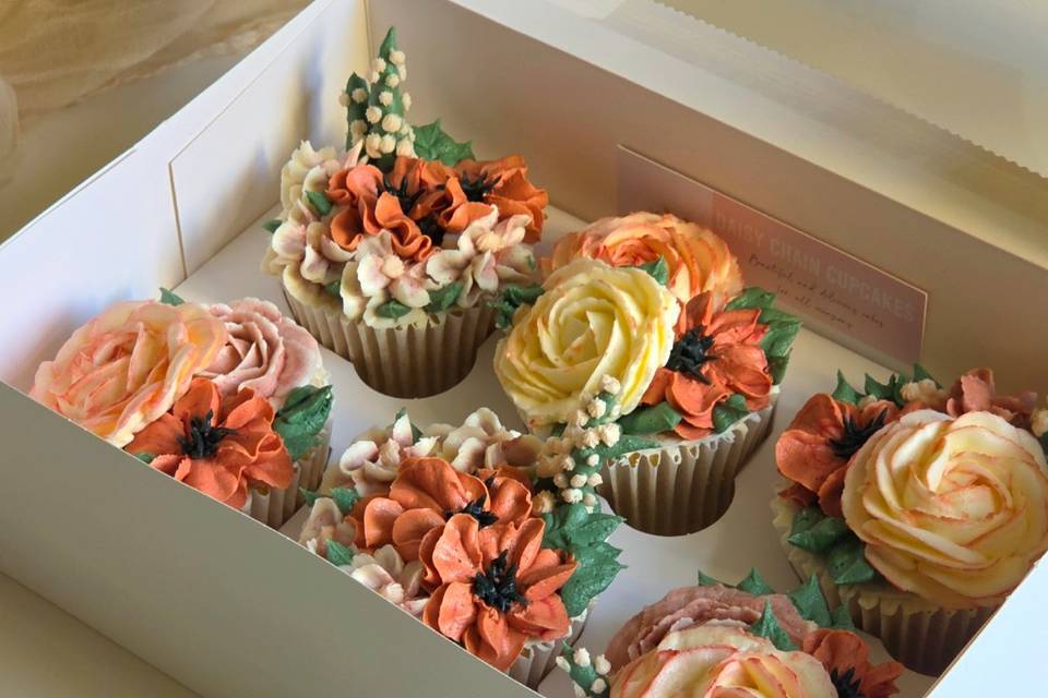 Daisy Chain Cupcakes