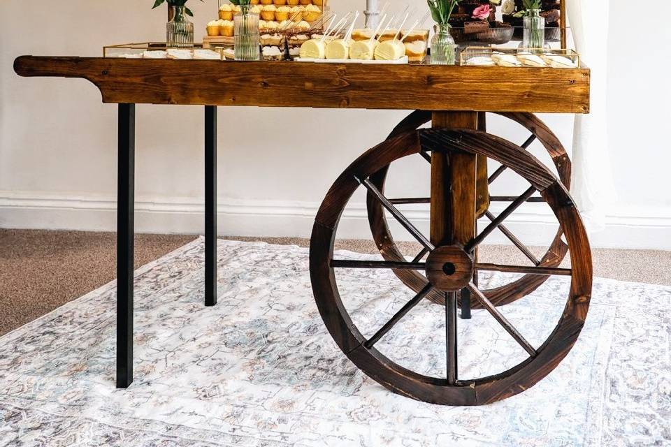 Dessert cart hire