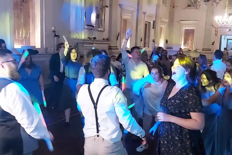 A wedding party to remember