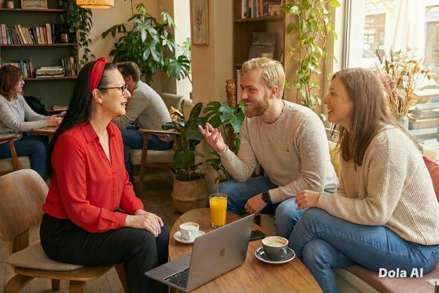 Phil & Monica meeting