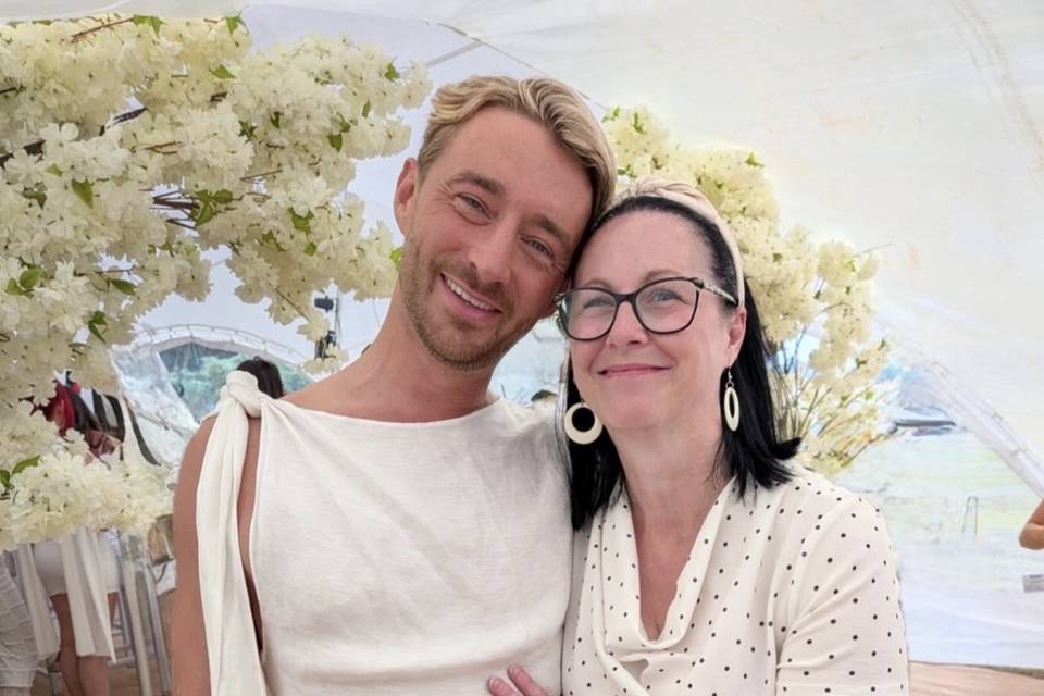 Sam and Ross wedding